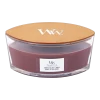 Woodwick Smoked Walnut & Maple Ellipse Candle - Geurkaars -Huisdecoratie woodwick smoked walnut maple ellipse candle geurkaars 1 1