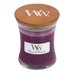 Woodwick Spiced Blackberry Mini Candle - Geurkaars