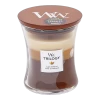 Woodwick Trilogy Cafu00e9 Sweets Medium Candle - Geurkaars -Huisdecoratie woodwick trilogy cafe sweets m candle geurskaars 1