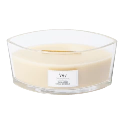 Woodwick Vanilla Bean Ellipse Candle - Geurkaars -Huisdecoratie woodwick vanilla bean ellipse candle geurskaars 2