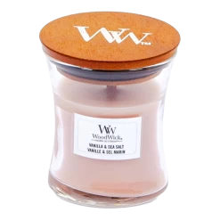 Woodwick Vanilla & Sea Salt Mini Candle - Geurkaars