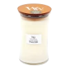 Woodwick White Tea & Jasmine Large Candle - Geurkaars -Huisdecoratie woodwick white tea jasmine xl candle geurskaars 1 4