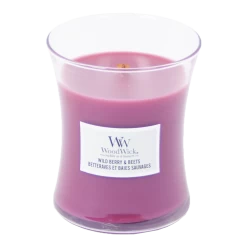 Woodwick Wild Berry & Beets Medium Candle - Geurkaars -Huisdecoratie woodwick wild berry beets medium candle geurkaars 2