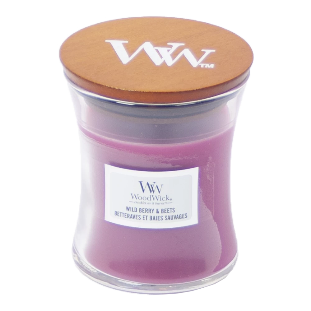 Woodwick Wild Berry & Beets Mini Candle - Geurkaars 3 Woodwick Wild Berry & Beets Mini Candle - Geurkaars