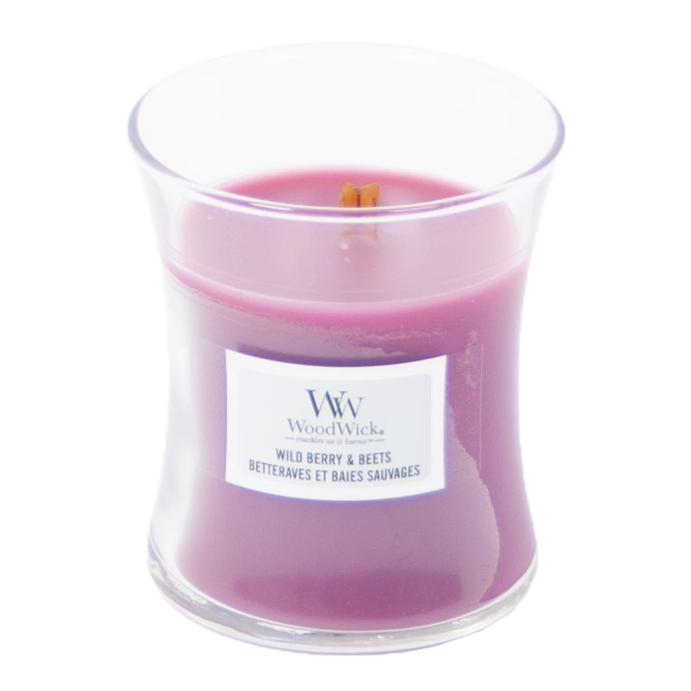 Woodwick Wild Berry & Beets Mini Candle - Geurkaars 4 Woodwick Wild Berry & Beets Mini Candle - Geurkaars - Afbeelding 2